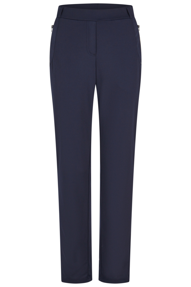 БРЮКИ LEBEK прямой силуэт с широким поясом и боковыми карманами
