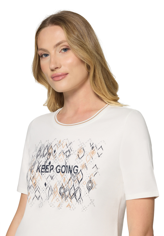 ФУТБОЛКА BETTY BARCLAY с графичным принтом и мягко приталенным силуэтом